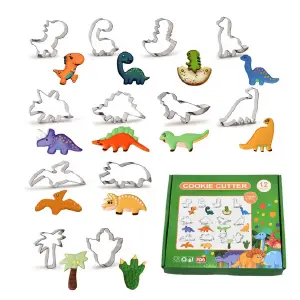 Molde Galleta Dinosaurios: ¡Crea Aventuras Deliciosas! - Molde Galleta Dinosaurios 12 piezas
