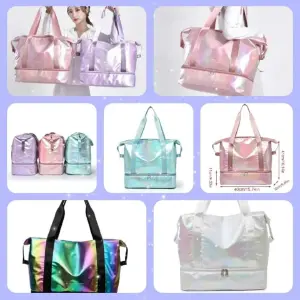 Bolso Expandible Tornasol: ¡El Compañero Perfecto para tus Aventuras! - Bolso Expandible Tornasol