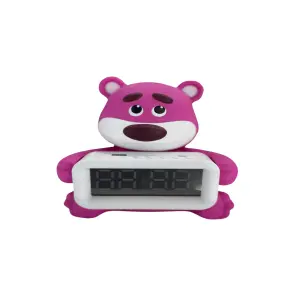 Parlante Lotso: ¡Sonido, Luz y Diversión! - Parlante lotso con reloj y luz RGB