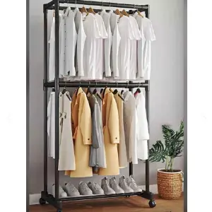 ORGANIZADOR DE ROPA DOBLE YX9113: El Orden Perfecto para tu Armario - ORGANIZADOR DE ROPA DOBLE YX9113