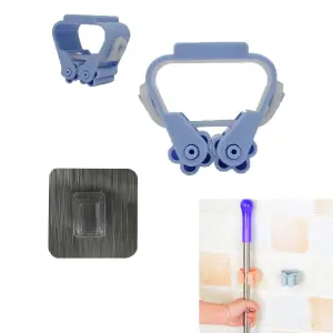 Soporte Adhesivo para Escoba y Secador: ¡Organización Perfecta! - Soporte Para Escoba Secador Adhesivo