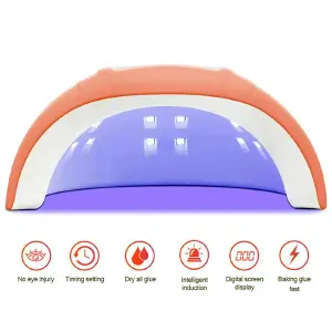 Lampara de Uñas Secador UV 15W: ¡Manicura Perfecta en Minutos! - Lampara de uñas secador UV 15W