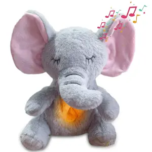 Muñeco Apego Musical Elefante: El Compañero Perfecto para tu Bebé - Muñeco Apego Musical Elefante
