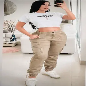 Pantalón Drill Jogger Cargo Dama: Estilo y Comodidad en Uno - Pantalón Drill Jogger Cargo Dama