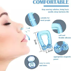 CLIP NASAL ANTIRRONQUIDO X 4: Duerme Tranquilamente Toda La Noche - CLIP NASAL ANTIRRONQUIDO X 4