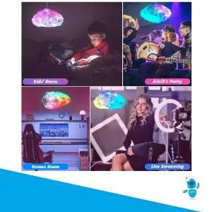 Lámpara LED 3D Decorativa de Nube: Ilumina tus Sueños - Lampara Led 3d Decorativa De Nube