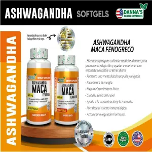 ASHWAGANDHA MACA: Energía, resistencia y equilibrio hormonal - ASHWAGANDHA MACA