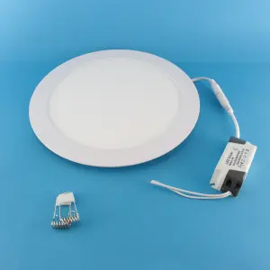 Panel LED Redondo Plano 9W: Iluminación Moderna y Eficiente - Panel led redondo plano 9w