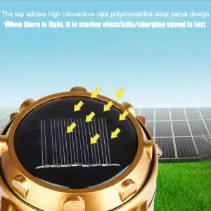 Lampara con Panel Solar para Camping: Ilumina tus aventuras - Lampara con Panel Solar Camping
