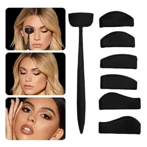 Kit Plantillas 6 en 1 Para Sombra De Ojo: ¡Crea Looks Impresionantes Con Facilidad! - Kit Plantillas 6 en 1 Para Sombra De Ojo