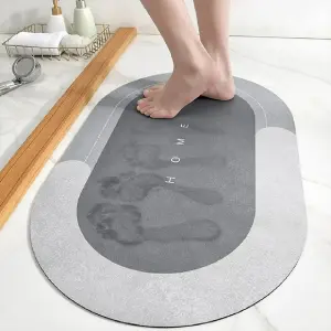 Tapete Absorbente Antideslizante para Baño: ¡Adiós a los Charcos y Resbalones! - Tapete Absorbente Antideslizante  38*58