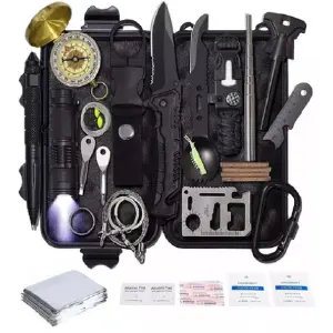 Kit de Supervivencia 15 en 1: Prepárate para Cualquier Situación - Kit de supervivencia 15 en 1