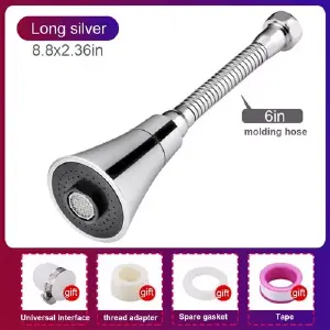 Grifo Extensor Cromado para Lavaplatos: 3 Salidas para Mayor Comodidad - Grifo Extensor Cromado Lavaplatos 3 Sali