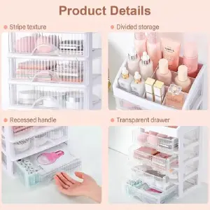 Organizador de Maquillaje de 4 Niveles: ¡Elegancia y Orden para tu Belleza! - Organizador de Maquillaje de 4 Niveles
