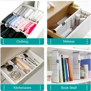Organizador de Cajones Ajustable: ¡Maximiza tu Espacio! - SEPARADOR DE CAJONES AJUSTABLE