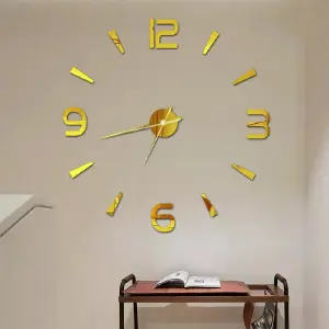 Reloj de Pared Dorado: Elegancia y Estilo para tu Hogar - Reloj Pared Dorado 60*70cm
