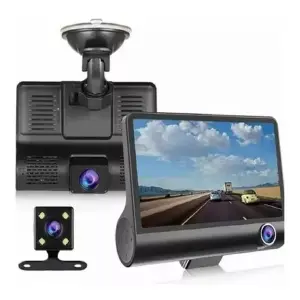 Video Cámara DVR para Carro con 3 Lentes: Seguridad Total en la Carretera - Video Cámara Dvr Para Carro 3 Lentes