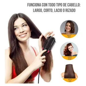 Cepillo Secador Voluminizador 3 en 1: ¡El Secado Perfecto y un Volumen Espectacular! - Cepillo Secador Voluminizador 3 en 1