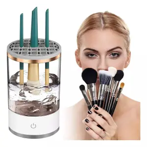 Lavadora Eléctrica de Brochas: Limpieza Profunda para tus Herramientas de Maquillaje - Lavadora de Brochas