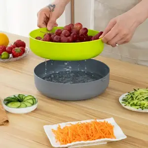 Picador Contador de Vegetal Multi 9 en 1: ¡Prepara Comidas Saludables con Facilidad! - Picador Contador de vegetal Multi 9 en 1