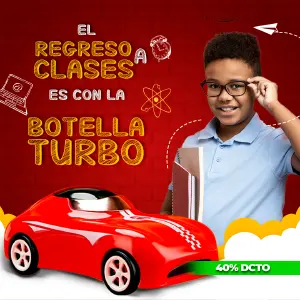 BOTELLA TURBO: La botella de agua que te potencia - BOTELLA TURBO