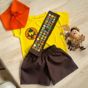 Disfraz de Russell de Up: ¡Una Aventura que Vuela! - Disfraz Niño Rusell Up Cosplay