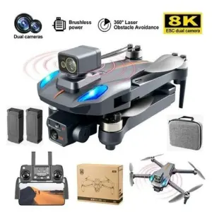 Drone Profesional GPS con Dos Baterías y Alcance de 1.2km - Drone profesional GPS 2 baterías 1.2km