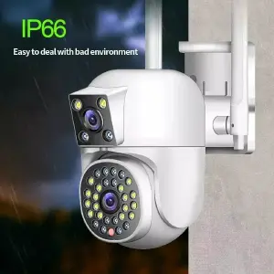 Cámara IP Doble Lente 390 Eyes: Seguridad Total para su Hogar - CAMARA IP DOBLE LENTE. APP 390 EYES