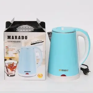 Tetera Eléctrica de Agua 2 Litros - Acero Inoxidable - Tetera Hervidora Agua Electr 2 Lt Acero