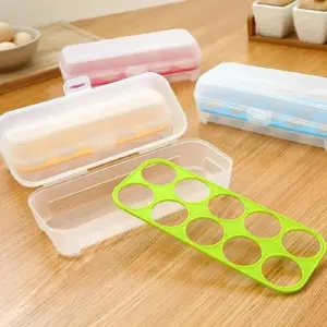ORGANIZADOR DE HUEVOS x10: ¡Mantén tus huevos frescos y organizados! - ORGANIZADOR DE HUEVOS x10