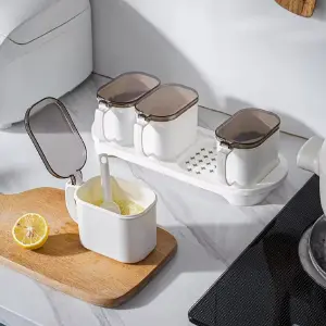 Organizador de condimentos x3: ¡Mantén tu cocina organizada y elegante! - Organizador de condimentos x3