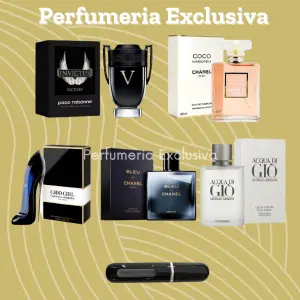 Descubre Invictus V, Coco, Bleu, Gg Tradi y Acqua Gio - Invictus V,Coco, Bleu,Gg tradi,acqua gio