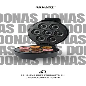 Máquina para Hacer Mini Donas 7 Puestos: ¡La Delicia Perfecta al Alcance de Tu Mano! - Máquina para hacer Mini Donas 7 Puestos