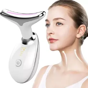 Masajeador Facial: Adiós a la Papada y al Envejecimiento Prematuro - Masajeador Facial Luz Reductor Papada