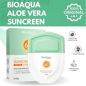 Protector Solar 60 UVA UBV Bioaqua: Protección solar de amplio espectro para una piel radiante - Protector Solar 60 UVA UBV Bioaqua