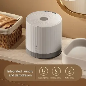 Mini lavadora redonda VM: ¡La solución compacta para tu ropa! - Mini lavadora redonda VM