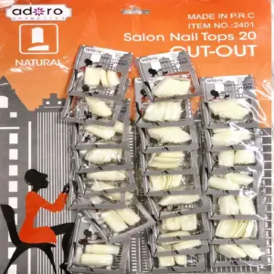 CARTON DE UÑAS POSTIZAS DE MANOS X24