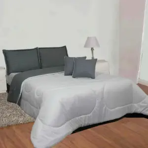 Edredón tipo plumón cama doble: Suave y cálido para un descanso perfecto - Edredón tipo plumón cama doble