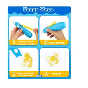 Lapiz Aerógrafo para Niños: ¡Desata la Creatividad! - Lapiz aerografo para niños