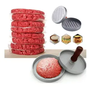 Molde Prensa Para Carne Hamburguesa: ¡Crea Hamburguesas Perfectas en Casa! - Molde Prensa Para Carne Hamburguesa