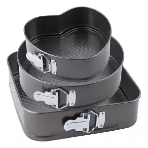 Juego de Moldes de Figuras Antiadherentes x 3 - Juego De Moldes Figuras Anti x 3