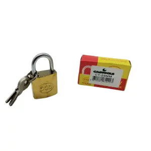 CANDADO DORADO DE 25MM: Seguridad y Elegancia - CANDADO DORADO 25MM