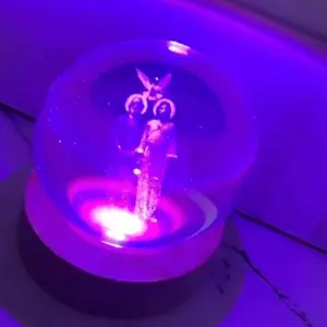 Lámpara Esfera de Cristal: Iluminación Elegante y Sofisticada - Lampara esfera cristal