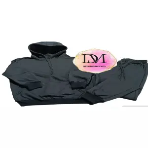 Conjunto Unisex Negro con Rip: Estilo y Comodidad - CONJUNTO UNISEX NEGRO CON RIP