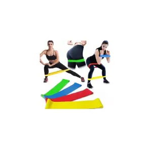 Kit de Bandas Elásticas x5: ¡Eleva tus Entrenamientos! - Kit bandas cintas x5 elasticas