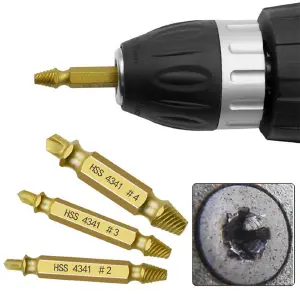 Extraer Tornillos con Facilidad: Broca Extractora OR84 - Broca extractor de tornillos-OR84