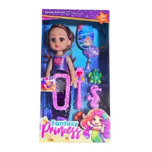 Muñeca Princesa Sirena Multicolor Mundo