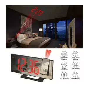 Reloj Despertador Digital Alarma LCD: ¡Despierta con Estilo! - Reloj Despertador Digital Alarma Lcd
