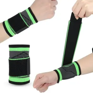 Muñequera Deportiva Ajustable De Compresión: Tu Aliada Perfecta para el Rendimiento - Muñequera Deportiva Ajustable De Compres