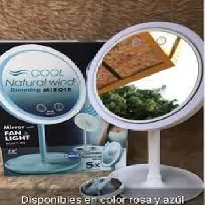 ESPEJO LED VENTILADOR COOL NATURAL: ¡Frescura y Estilo en Uno! - ESPEJO LED VENTILADOR COOL NATURAL